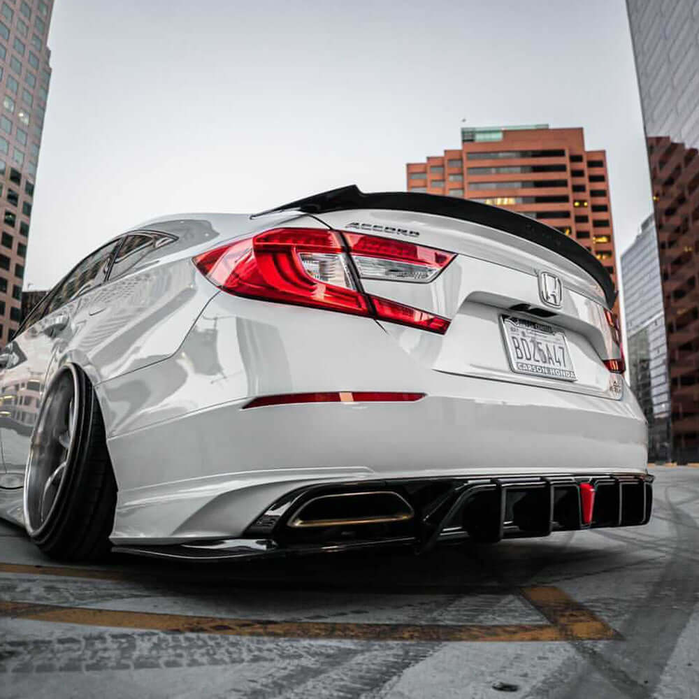 2018-22 Honda Accord Rear Diffuser - V2/3rd Brake light By YOFER