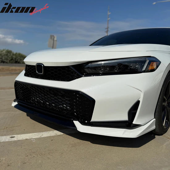 2025-2026 Honda Civic Gloss Black Type R Front Lower Upper Grilles ABS - COMBO