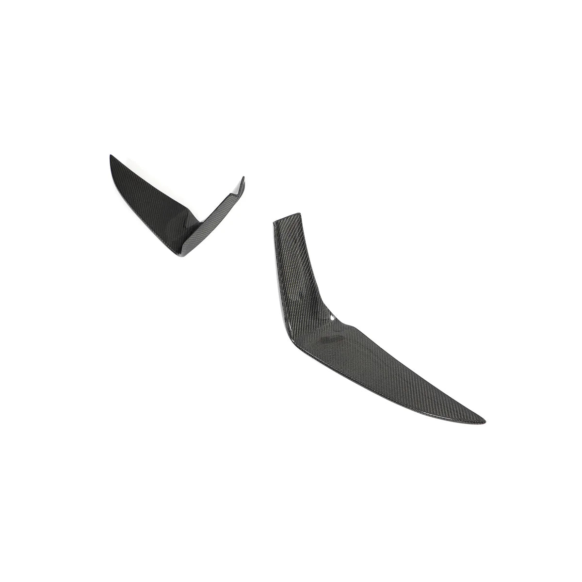 2010-2025 Chevy Camaro 1LE Canards Track Package Double Sided Gloss Carbon Fiber
