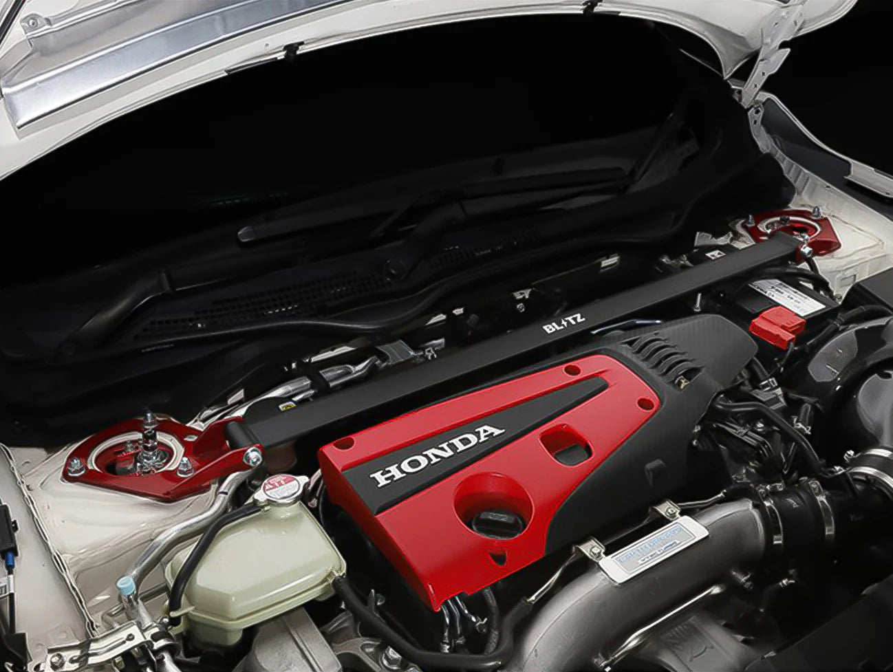 BLITZ FRONT STRUT TOWER BAR - 16-21 CIVIC
