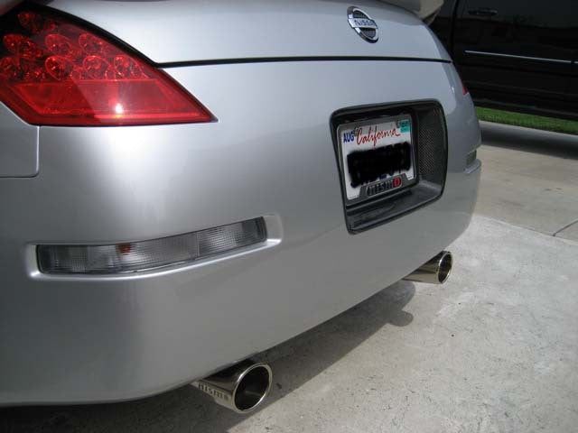 APR CARBON FIBER LICENSE PLATE BACKING: NISSAN 350Z 03-08