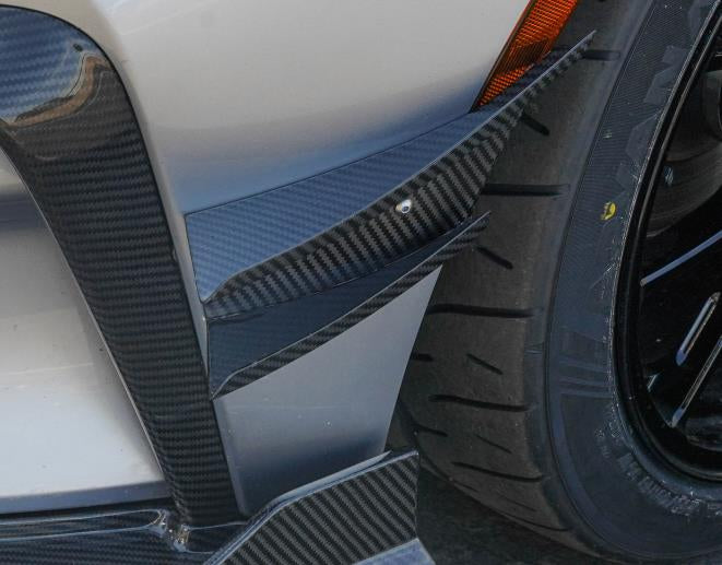 APR CARBON FIBER FRONT BUMPER CANARDS: GR86 2022