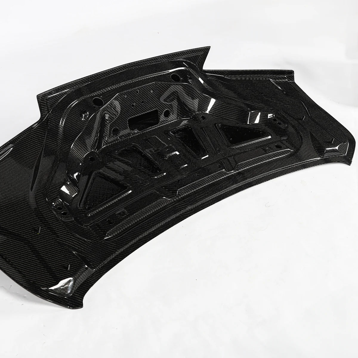 2016-2024 Camaro Type-X Double Sided Gloss Carbon Fiber Trunk W/ Integrated Spoiler