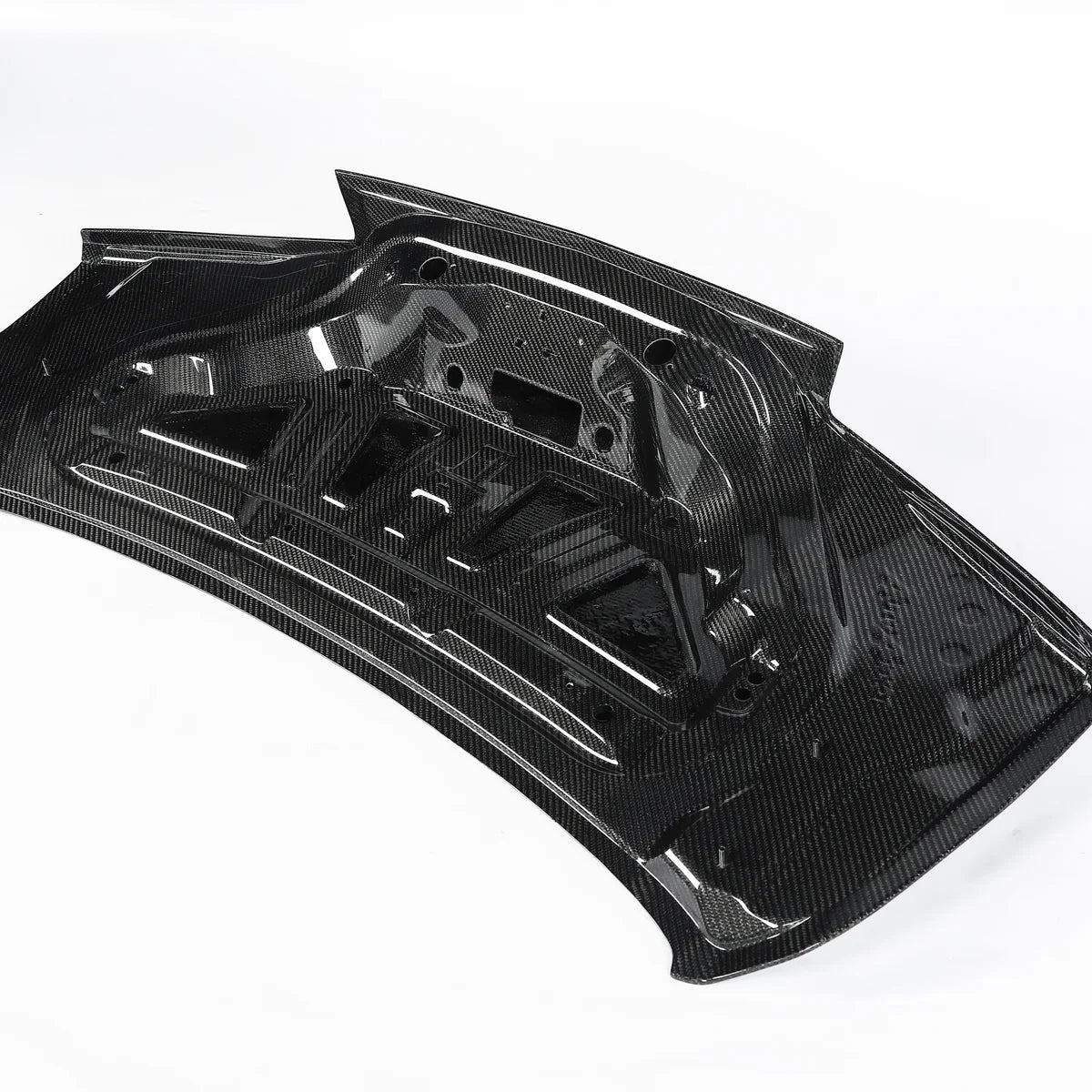 2010-2013 Camaro Type-X Double Sided Gloss Carbon Fiber Trunk W/ Integrated Spoiler