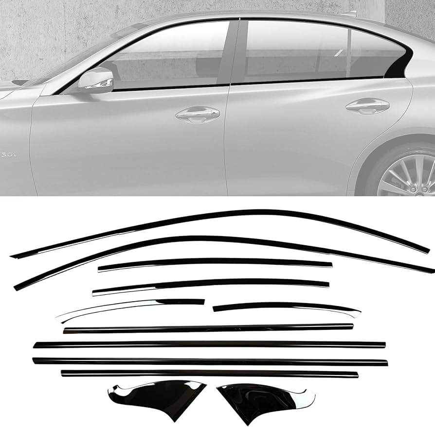 2014-23 Infiniti Q50 Chrome Delete Kit - The Elite Series