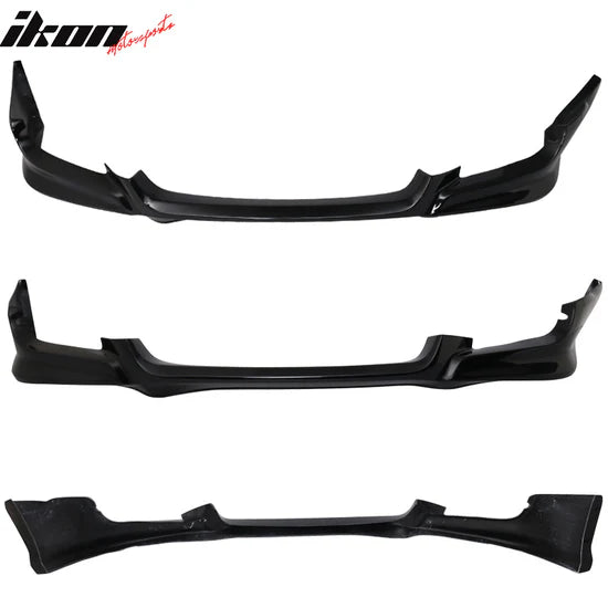 2009-2011 Honda Civic 2Dr Coupe HFP Style Front Lip Spolier PU - BLACK PEARL