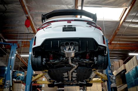REMARK STAINLESS STEEL SPORTS TOURING EXHAUST WITH FRONT PIPE: CIVIC TYPE R FL5 2023+