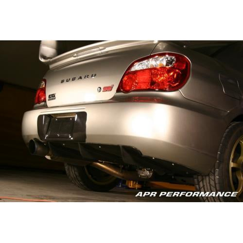 APR CARBON FIBER LICENSE PLATE BACKING: SUBARU IMPREZA WRX/STI 04-07