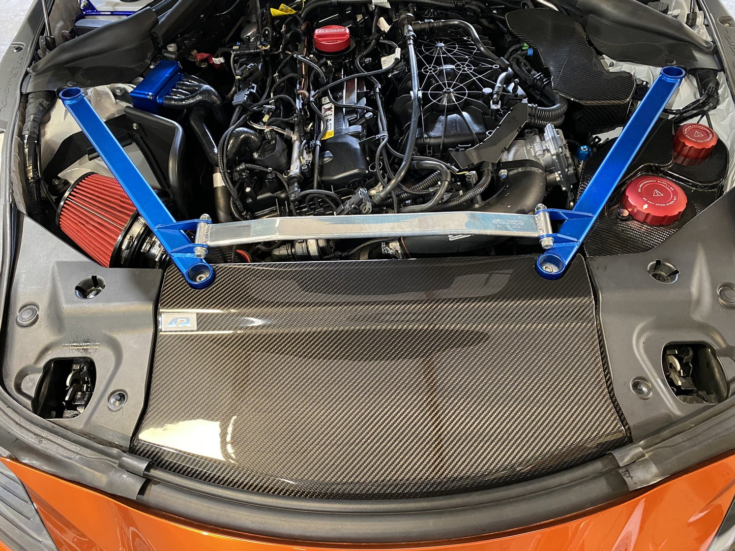 APR CARBON FIBER RADIATOR COOLING PLATE: TOYOTA SUPRA 2020+