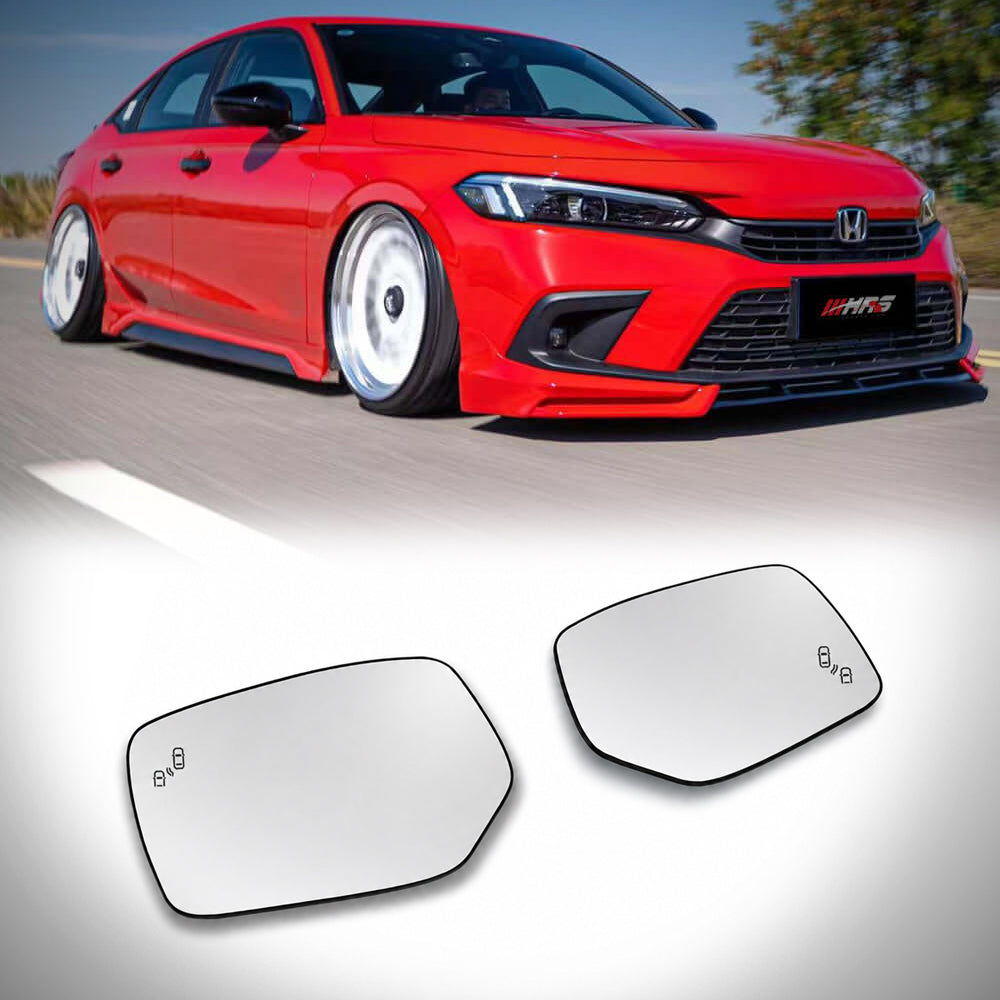 HRS 2022–2026 Honda Civic 11th Gen Wide Mirrors – The Elite Series