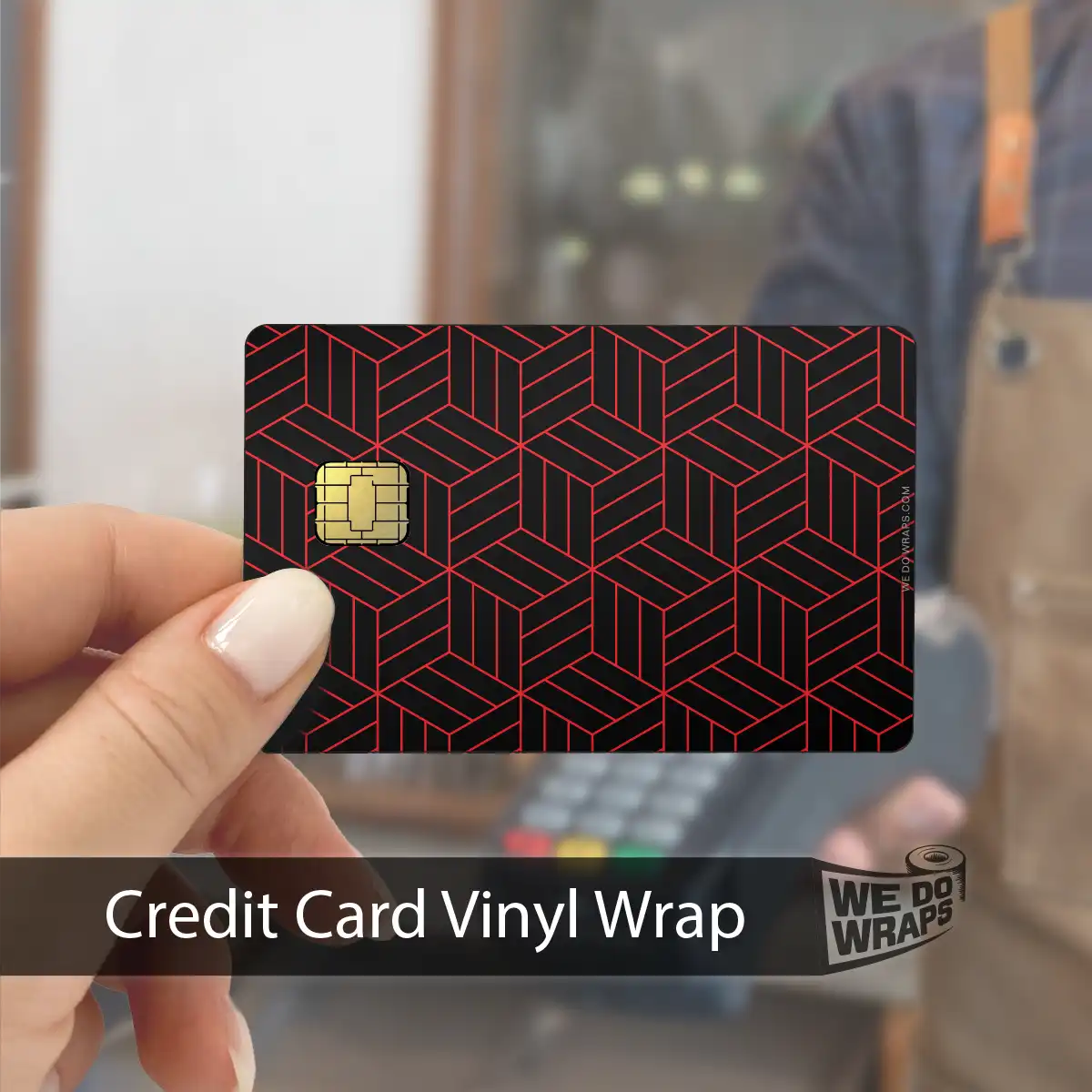 Isometric 3D Pattern | NFC Key Card Wrap