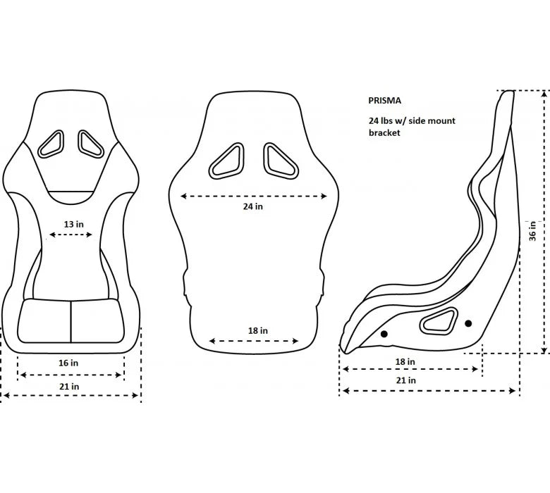 PRISMA BUCKET SEAT LARGE
