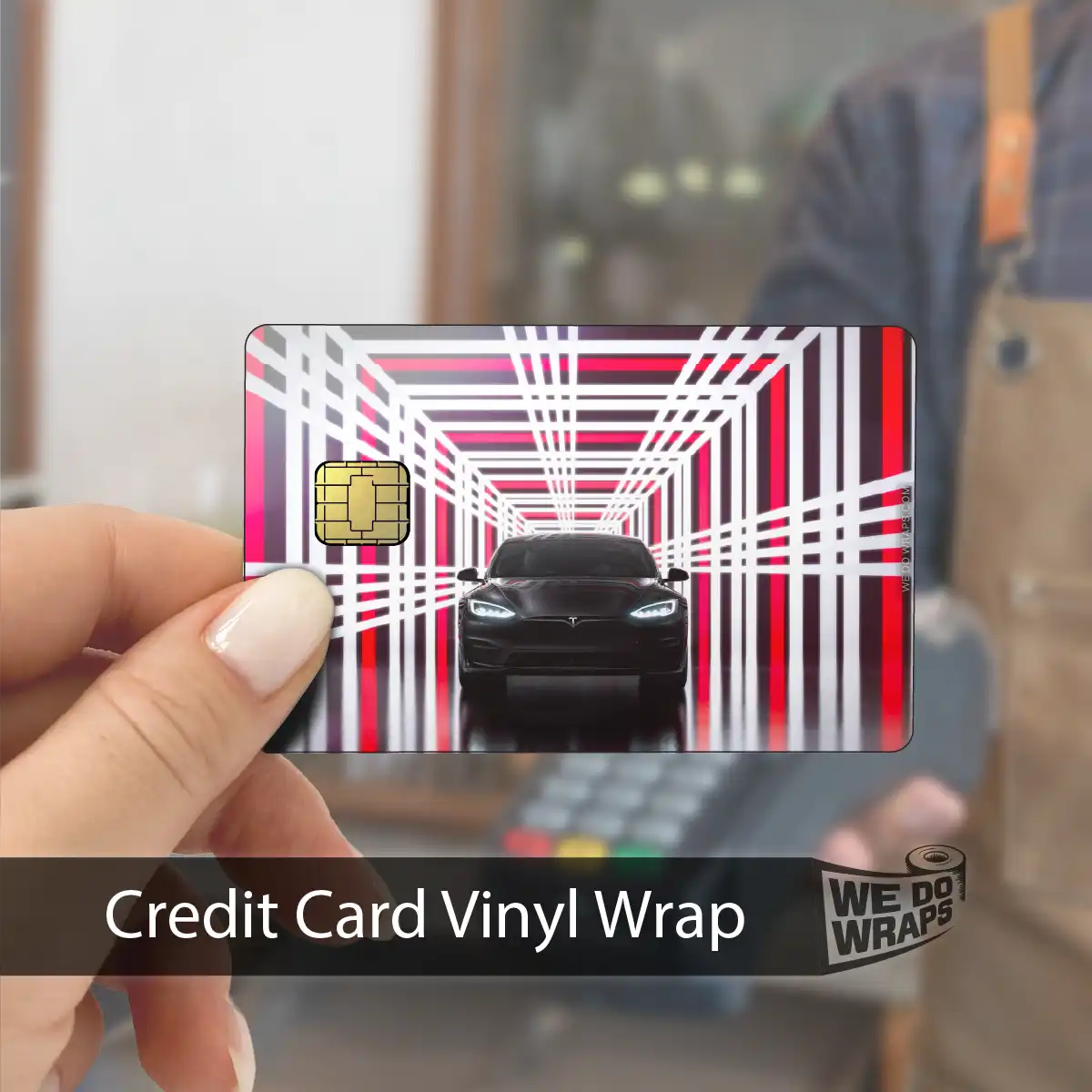 Plaid Model S | NFC Key Card Wrap