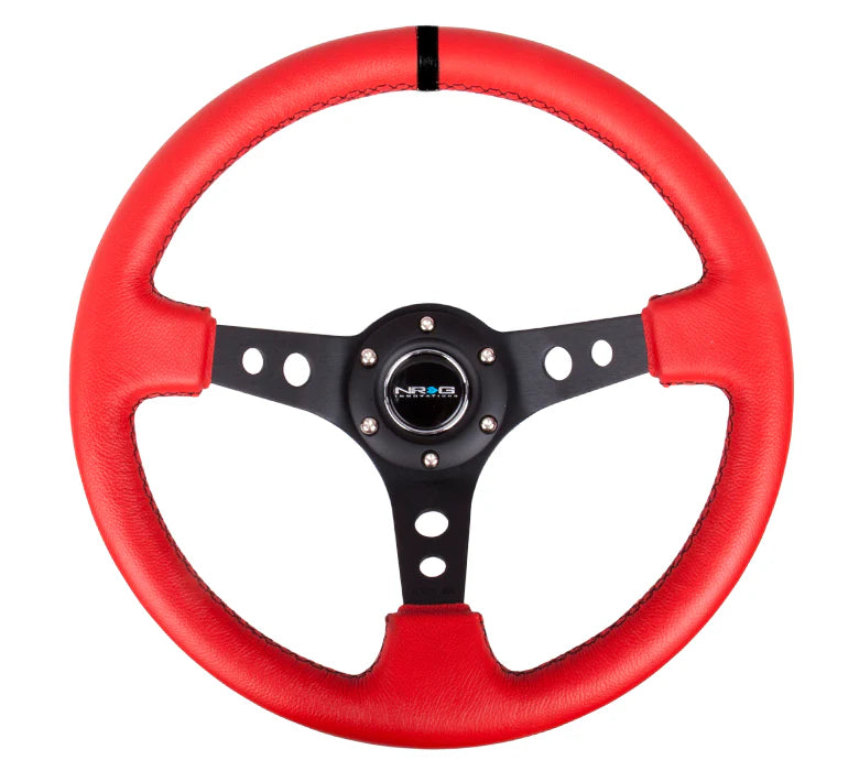 350MM 3" DEEP DISH WITH HOLES LEATHER
