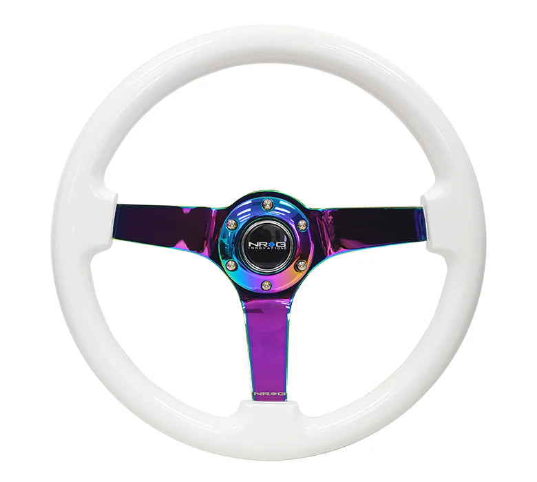 350MM 3" DEEP DISH WOOD GRAIN STEERING WHEEL