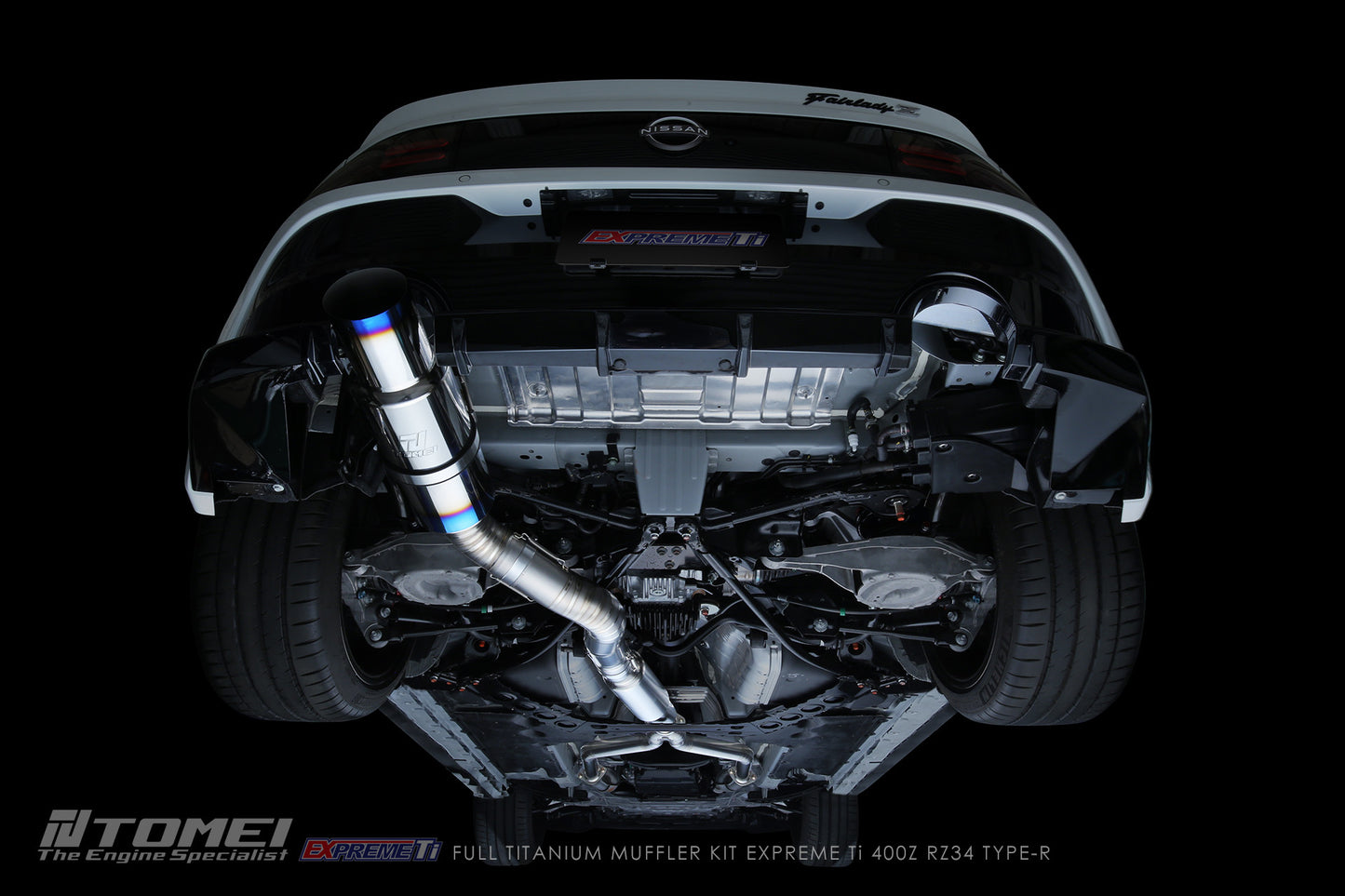 TOMEI EXPREME-TI TITANIUM EXHAUST: 400Z (SINGLE EXIT)