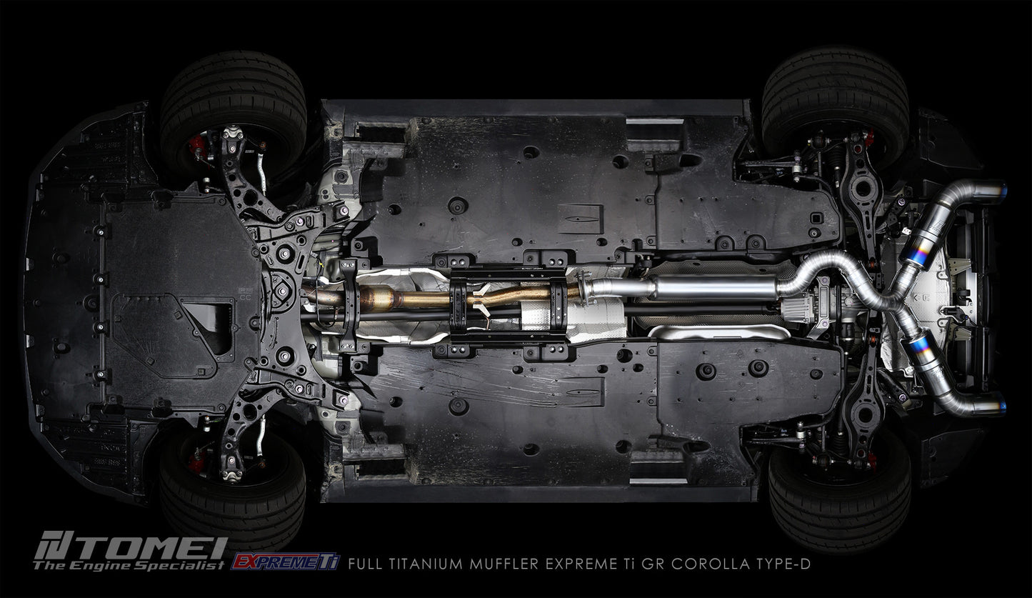 TOMEI EXPREME-TI TITANIUM EXHAUST: TOYOTA GR COROLLA 23+