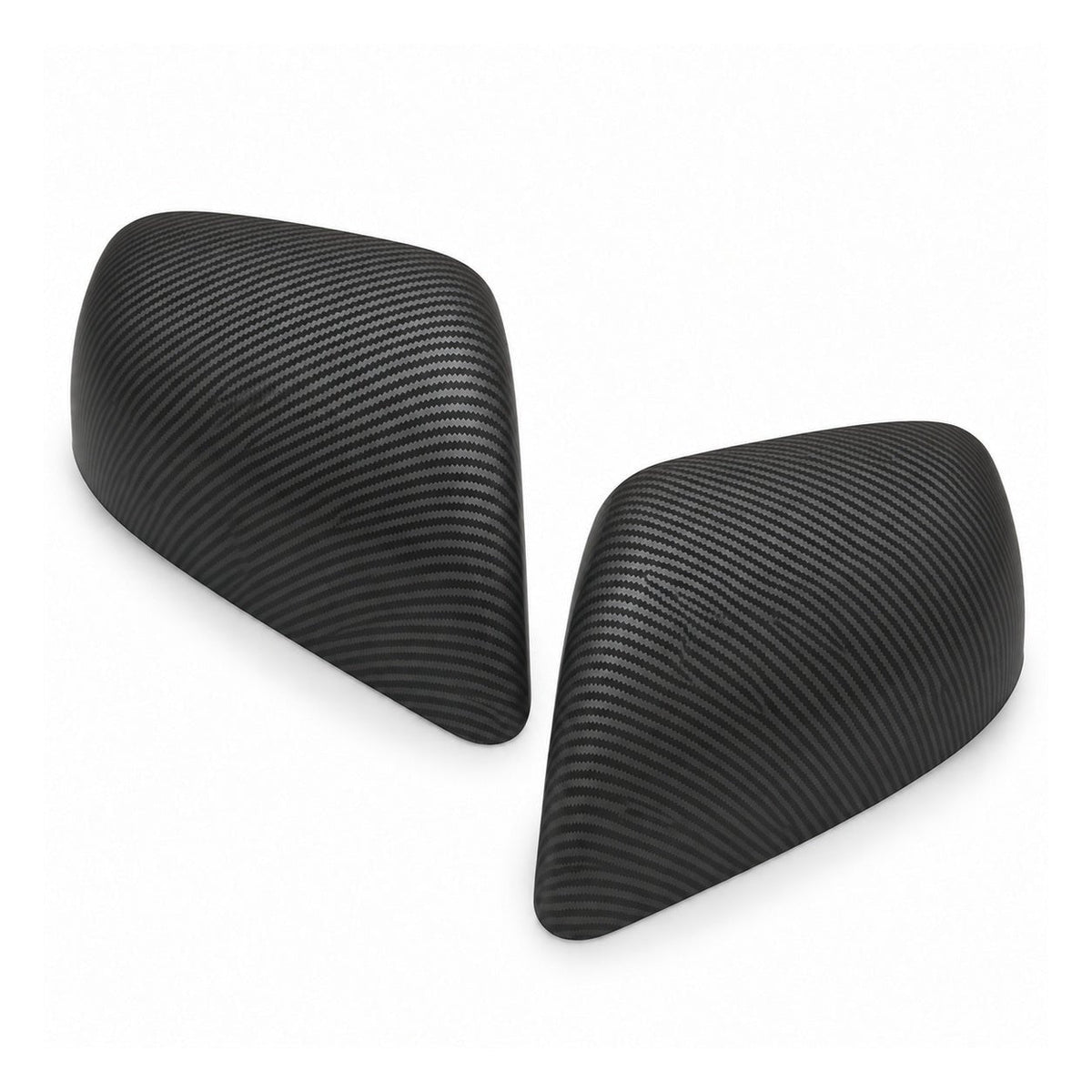 ABS Mirror Covers for Model 3/Y | 4 Finishes | 3M Tape | Scratch Protection | 3 Versions