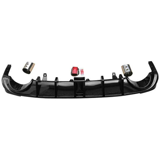 Rear Bumper Lip Diffuser for Toyota Camry LE 2018-2024 3RD Brake Light Tip - GLOSSY BLACK