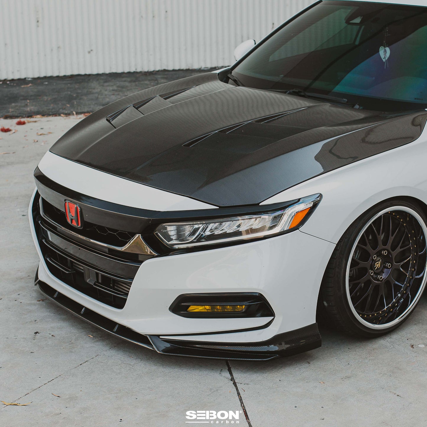 GC-style carbon fiber front lip for 2018-2020 Honda Accord