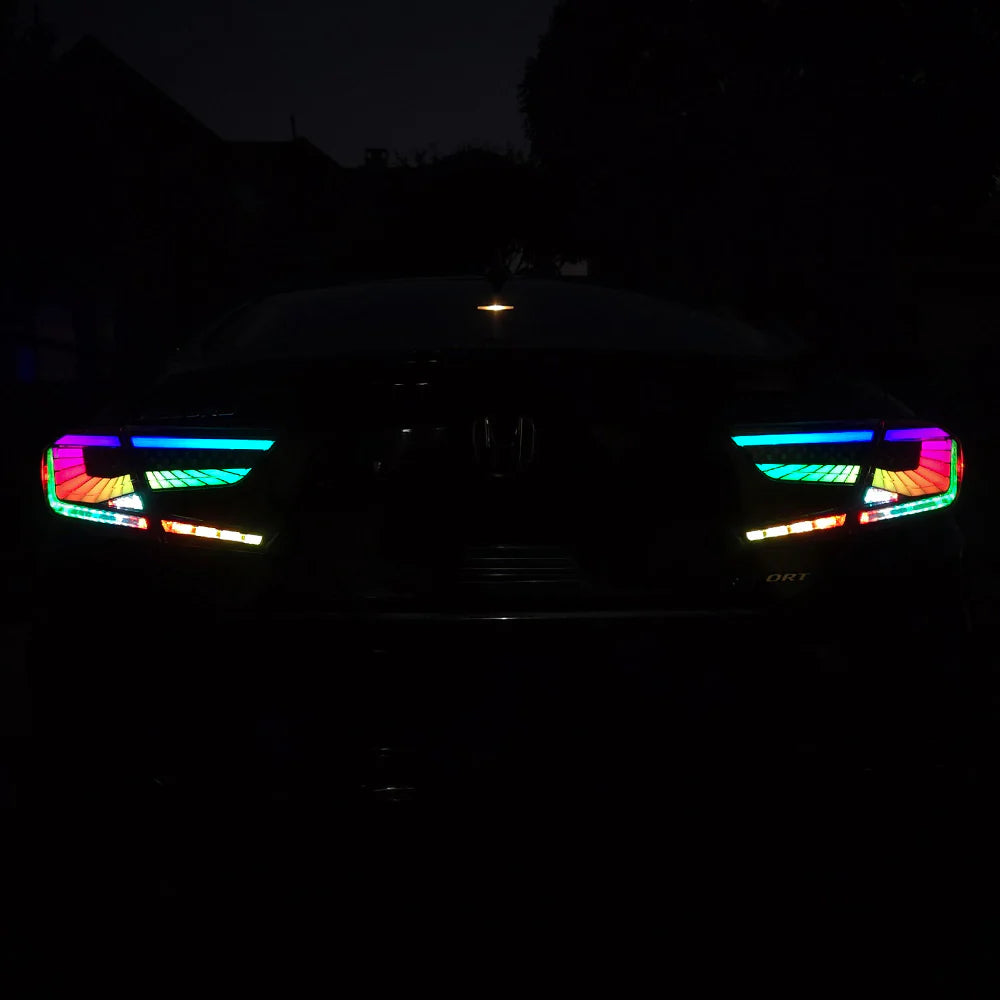 2018-22 Honda Accord LED Tail Lights V3 - FULL RGB