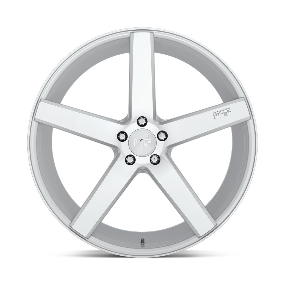 NICHE MILAN - 18x8 + 40 5X114.3 - GLOSS SILVER MACHINED