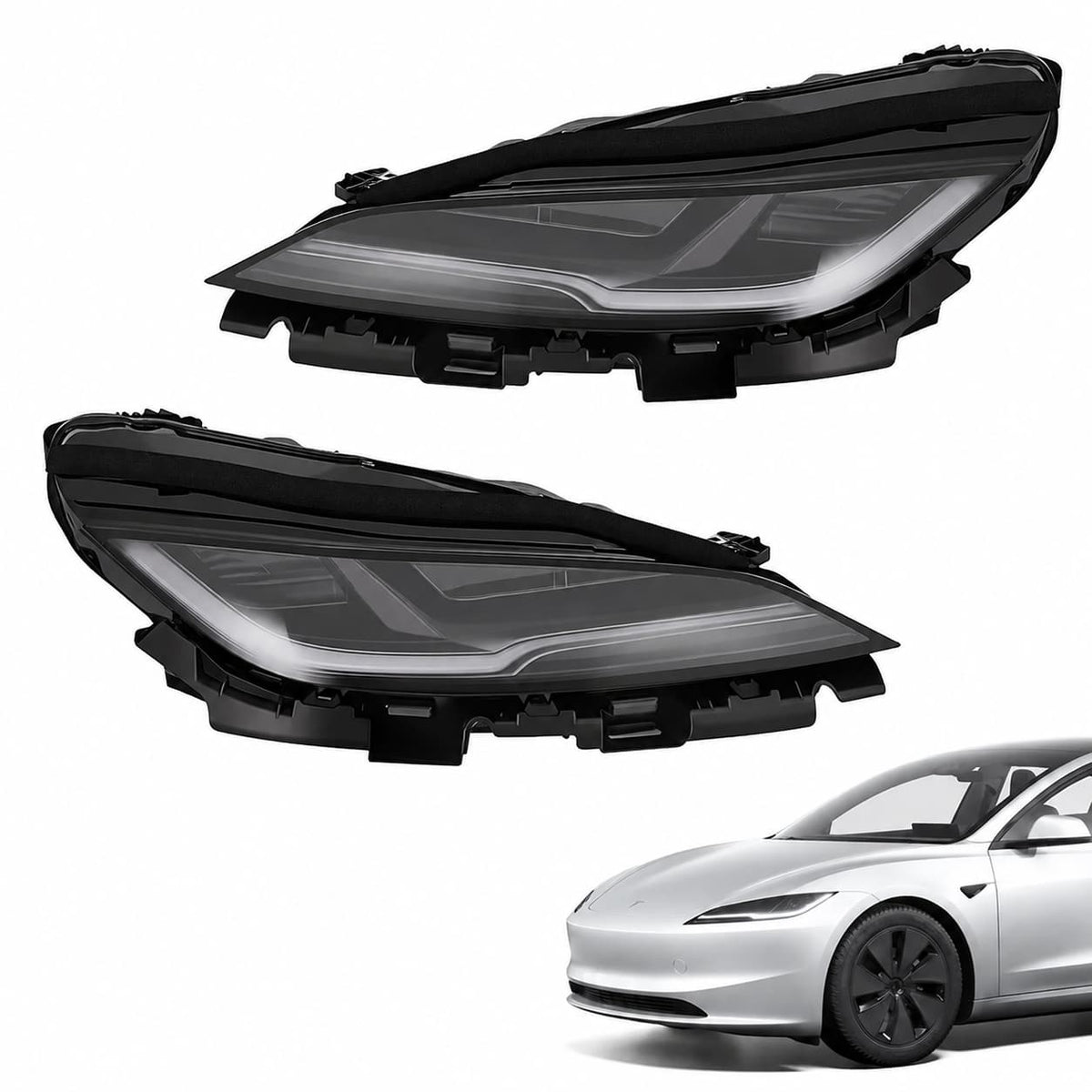 TESERY Headlight Assembly for Model 3 Highland丨PN 1694086/1694087