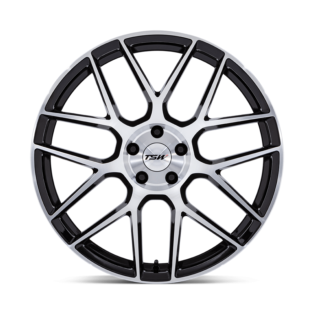 TSW - LASARTHE 18X8.5 +35 - GLOSS BLACK MACHINED