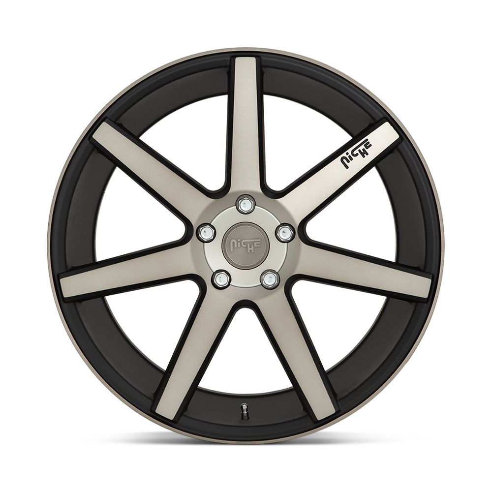 NICHE VERONA - 18X8 + 40 5X114.3 - MATTE BLACK MACHINED