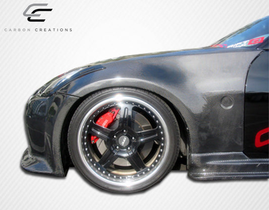 2003-2008 Nissan 350Z Z33 Carbon Creations OEM Look Fenders - 2 Piece