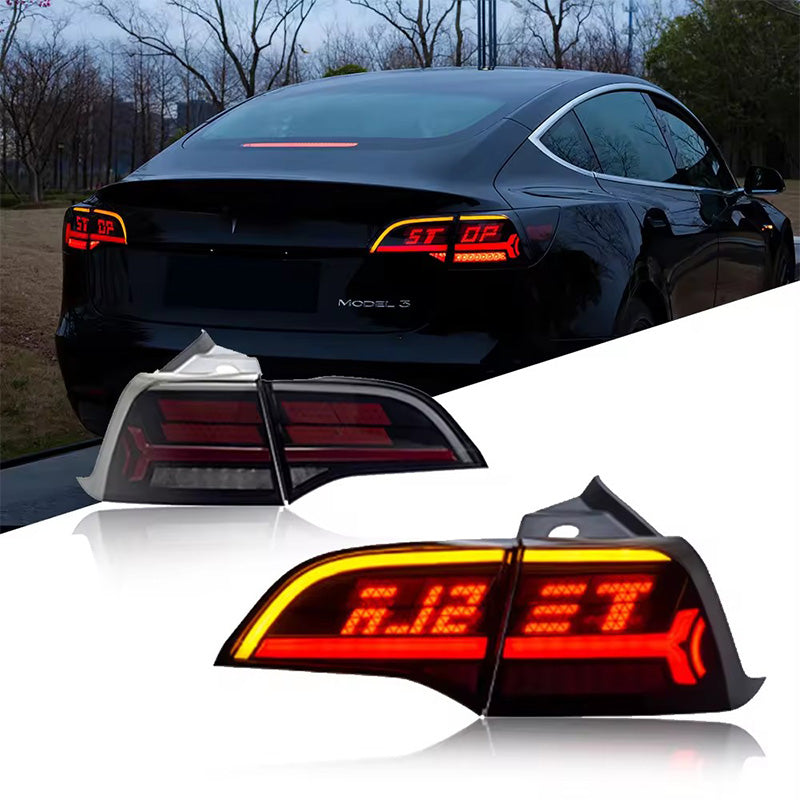 Tesla Model 3/Y 2020-2024 OLED Digital LED Tail Lights