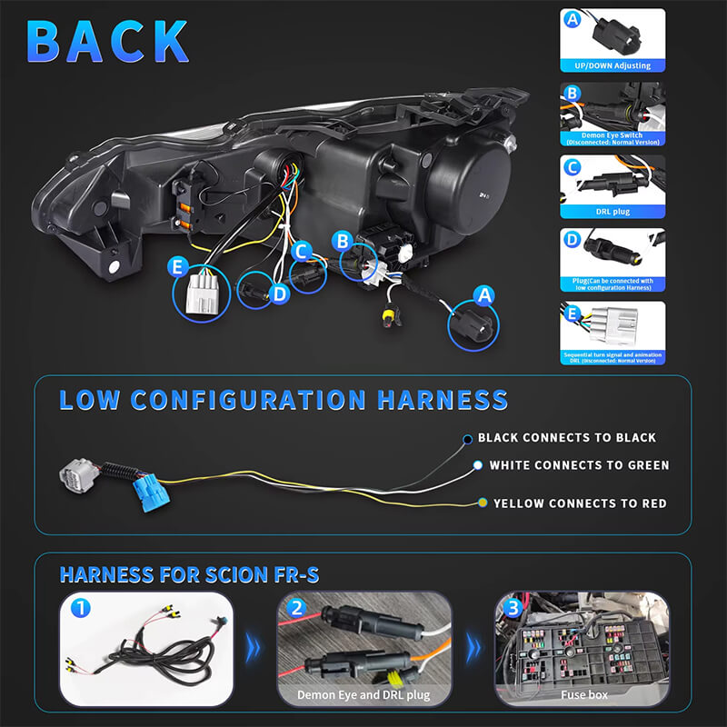 Scion FR-S 2012-2020 LED Headlights