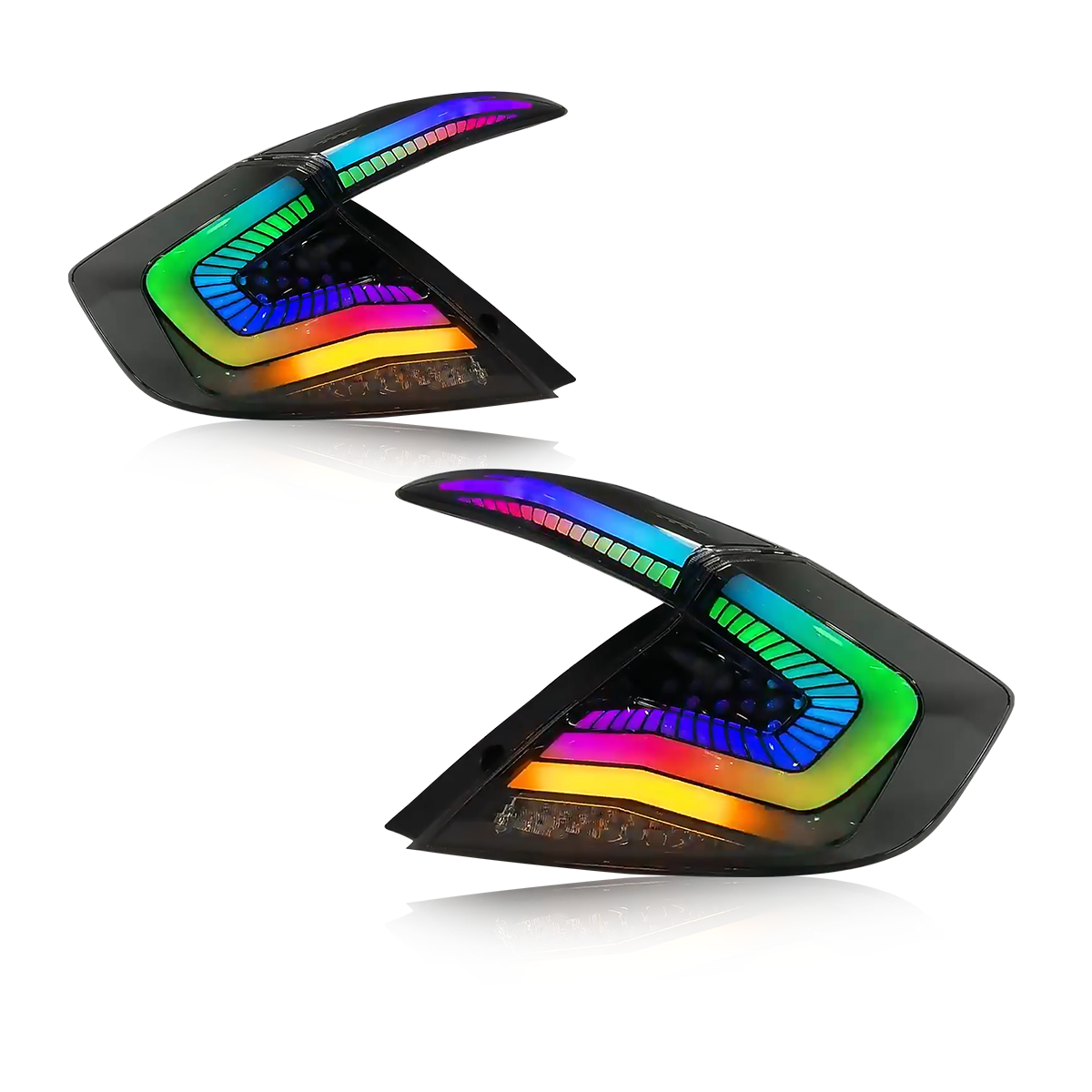 Honda Civic Sedan 2016-2021 Starry Sky LED Tail Lights