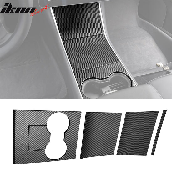 Gloss Console Box Cover for Tesla Model 3 2017-2020 ABS