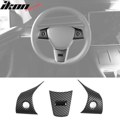 Steering Wheel Trim for Tesla 3 & Y 2017-2023 ABS