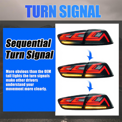 Mitsubishi Lancer/EVO 2008-2020 LED Tail Lights