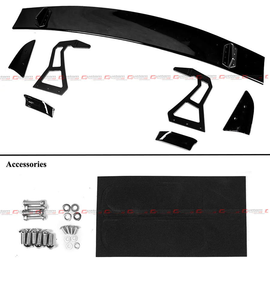 Swan Neck SP Style Gloss Black Trunk Spoiler Wing [2023-2025 Honda Civic Type-R FL5]