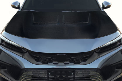 2022-2025 Honda Civic Carbon Creations Kumei Hood - 1 Piece