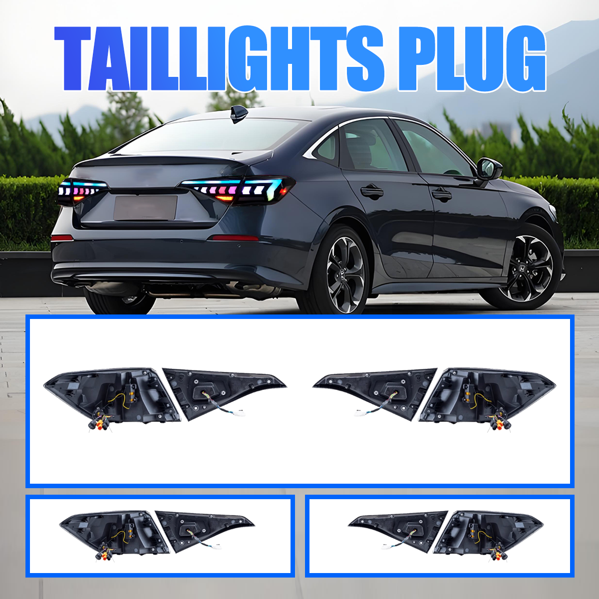 Honda Civic Sedan 2022-2026 LED Tail Lights