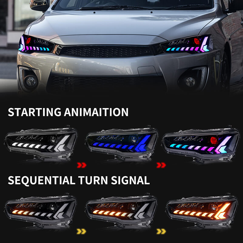 Mitsubishi Lancer 2008-2020 LED Headlights