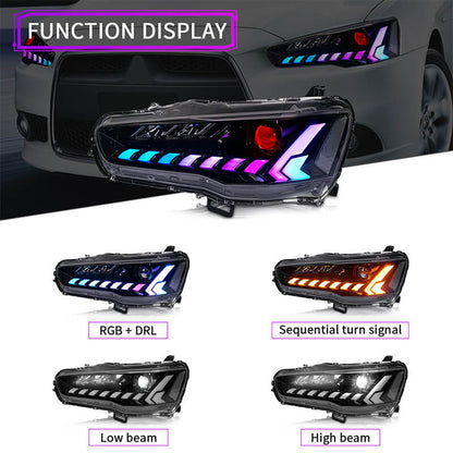 Mitsubishi Lancer 2008-2020 LED Headlights