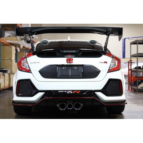 APR CARBON FIBER LICENSE PLATE BACKING: HONDA CIVIC TYPE R 17+