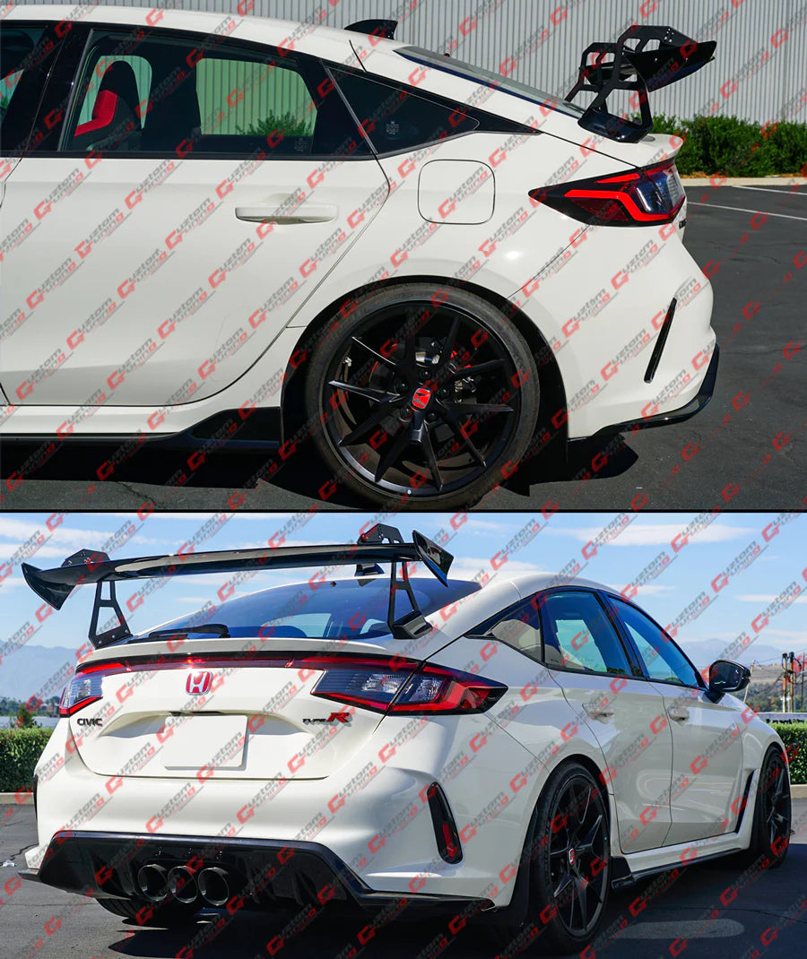 Swan Neck SP Style Gloss Black Trunk Spoiler Wing [2023-2025 Honda Civic Type-R FL5]
