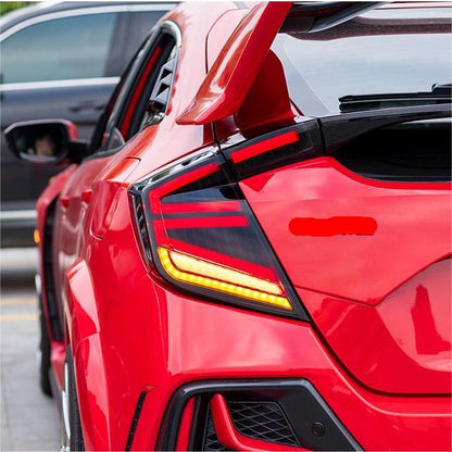 Honda Civic Hatchback 2016-2021 Tron LED Tail Lights