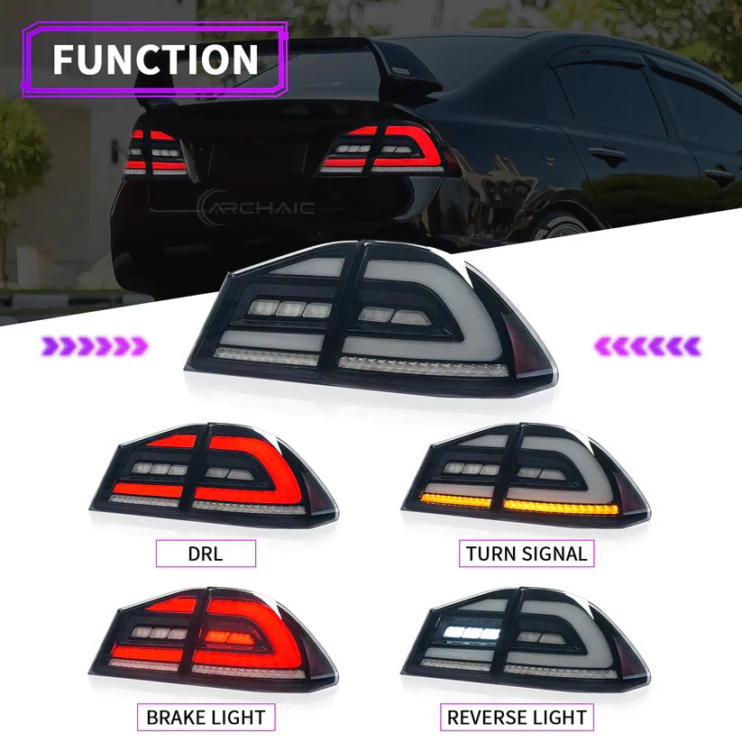 Honda Civic Type R 2007-2010 LED Tail Lights
