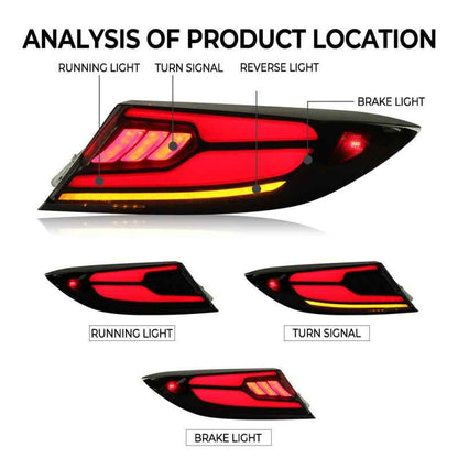 Toyota GR86 2022-2026 Lobster Claw LED Tail Lights