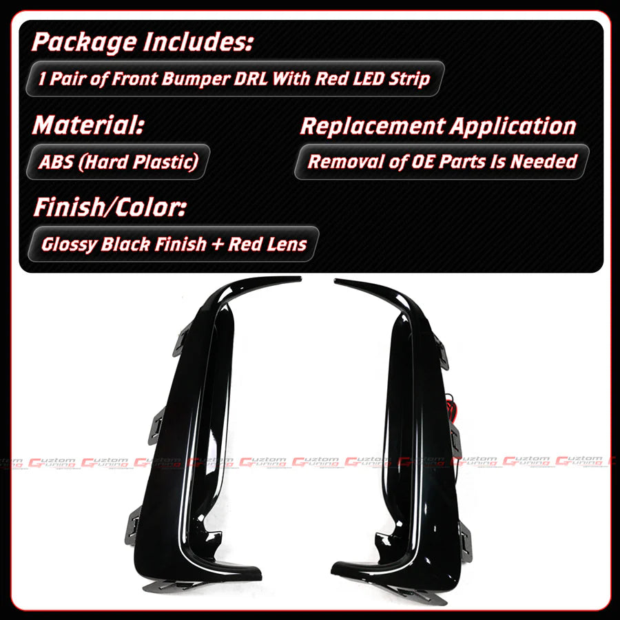 JDM Style Front Bumper LED DRL Light Bar [2023-2025 Honda Civic Type-R FL5]