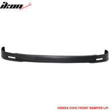Front Bumper Lip for Honda Civic 2001-2003 Mugen Style Unpainted Black PP