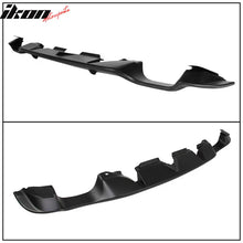 Rear Lower Bumper Lip Diffuser Valance Panel for Scion FR-S 2013-2016 & Subaru BRZ 2013-2020 & Toyota 86 2012-2016 OE Style ABS Plastic Unpainted Blac