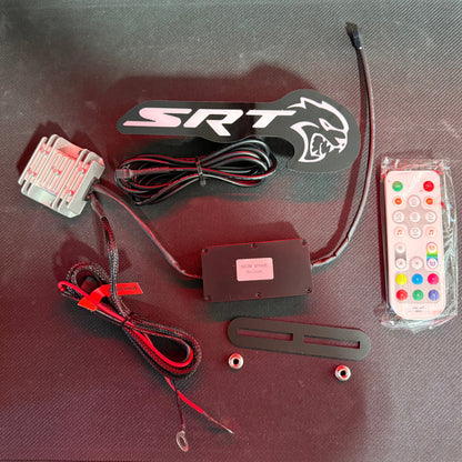 2015-2023 SRT Hellcat RGBW Flow Series LED Badge Emblem Logo
